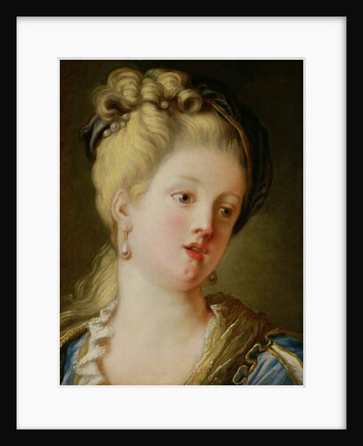 Portrait of a young woman by Jean-Honore Fragonard
