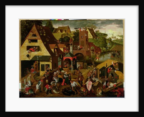 The Flemish Proverbs by Pieter Balten