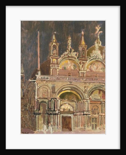 San Marco, Venice by Walter Richard Sickert