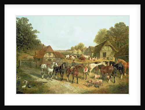 An English Homestead by John Frederick Herring Snr