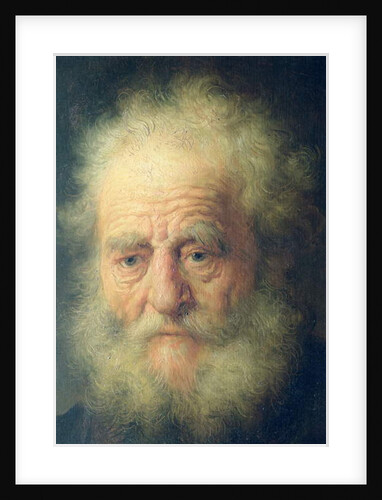 Bust of an Old Man with a Gold Chain by Rembrandt Harmensz. van Rijn