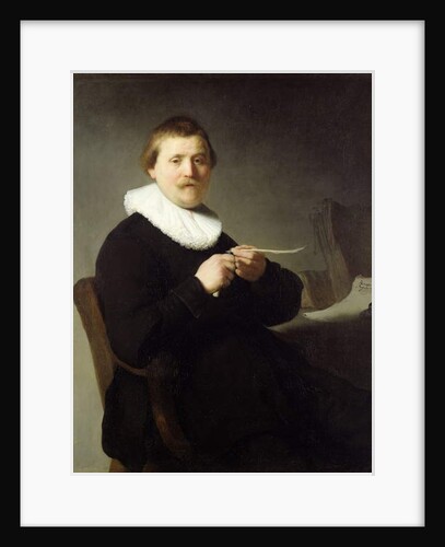 Man Sharpening a Quill, 1632 by Rembrandt Harmensz. van Rijn