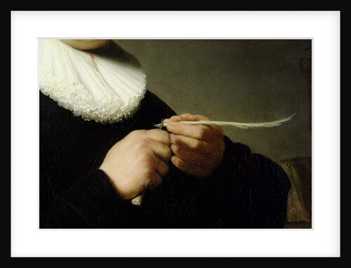 Man Sharpening a Quill, 1632 by Rembrandt Harmensz. van Rijn