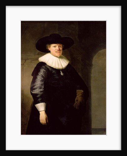 Portrait of a Man, possibly the poet Jan Harmensz. Krul, 1633 by Rembrandt Harmensz. van Rijn
