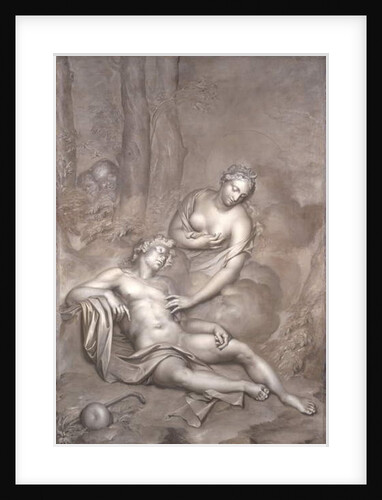 Luna visits the sleeping Endymion, 1696 by Adriaan van der Werff