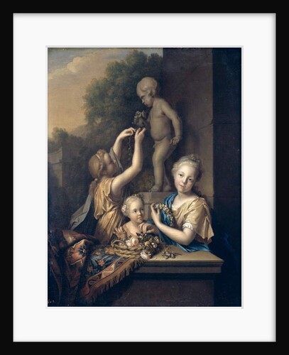 Three Girls sacrifice Flowers to Amor, 1710 by Pieter van der Werff