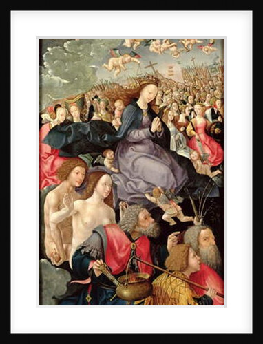 Left wing of Triptych with Adoration of the Trinity, 1523 by Jacob Cornelisz van Oostsanen