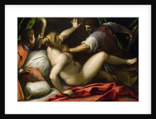 Tarquin and Lucretia, late 16th century by Palma Il Giovane