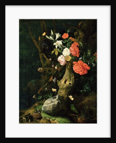 Still Life of Flowers on Woodland Ground, c.1690 by Rachel Ruysch