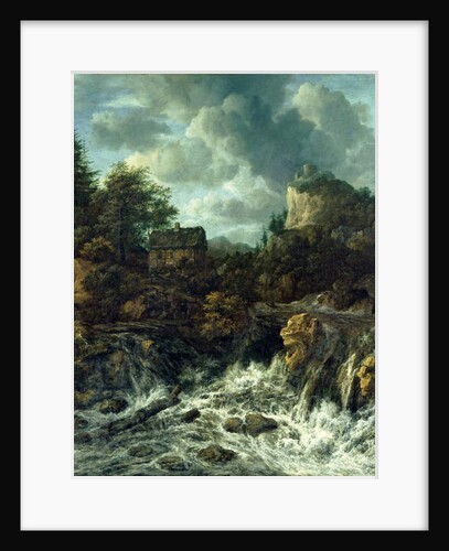 The Waterfall, 1665-70 by Jacob Isaaksz. or Isaacksz. van Ruisdael