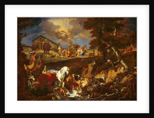 Noah offers up a Sacrifice as a Sign of his Gratitude, 1687-90 by Pieter the Younger Mulier