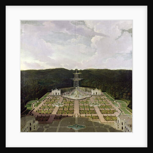 View from the Garden and Grotto at the Foot of the Waterfalls to the Octagon, after 1716 by Jan van Nickelen