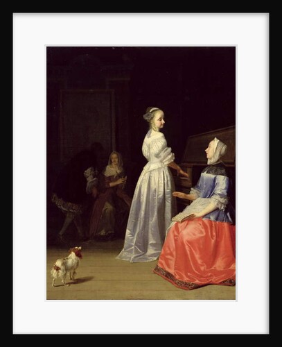 The Singing Exam, 1669 by Jacob Ochtervelt