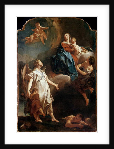 The Apparition of the Madonna to the Guardian Angel by Giovanni Battista Piazzetta