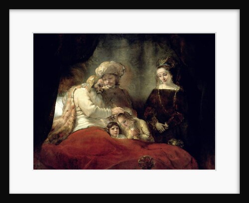 Jacob Blessing the Sons of Joseph, 1656 by Rembrandt Harmensz. van Rijn