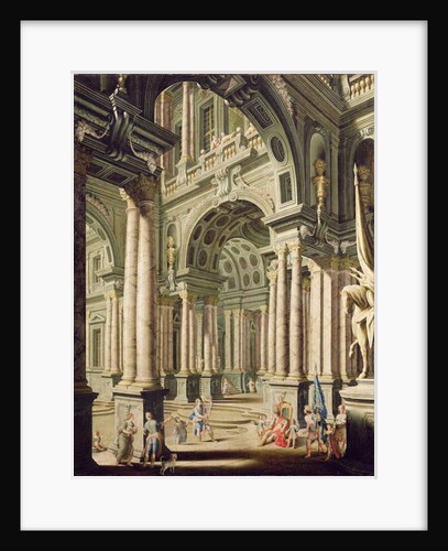 Imaginary Palace with David before Saul by John Devoto