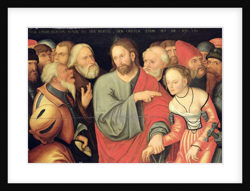 Christ and the Adulteress by Lucas the Younger Cranach