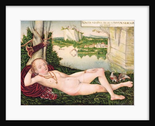 Resting Naiad by Lucas the Younger Cranach