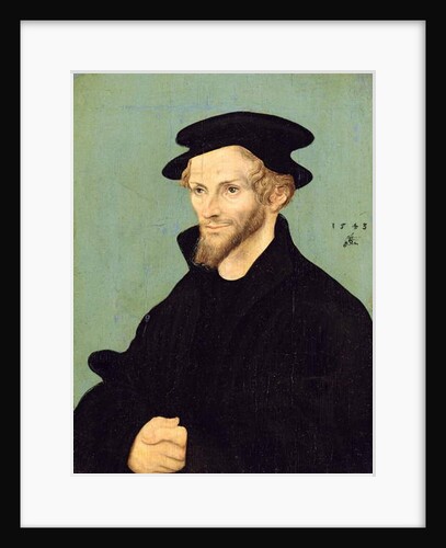 Portrait of Philipp Melanchthon, 1543 by Lucas The Elder Cranach