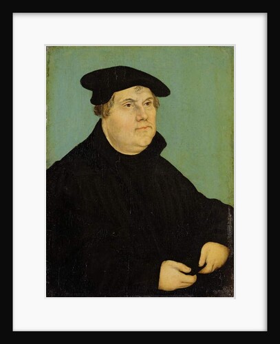 Portrait of Martin Luther after 1532 by Lucas The Elder (studio of) Cranach