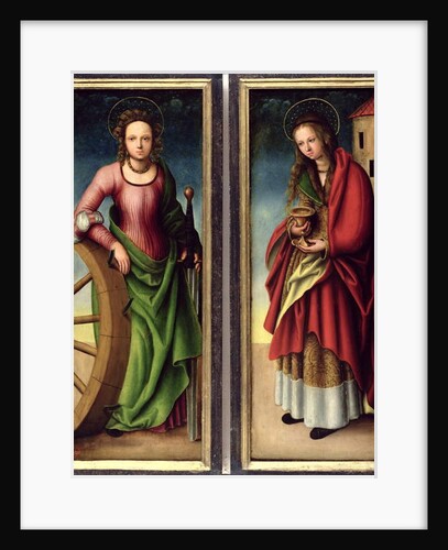 St. Catherine and St. Barbara, 1510 by Lucas The Elder Cranach