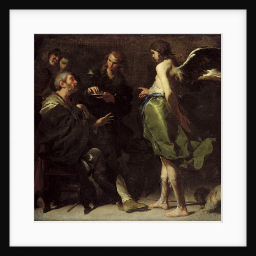 The Young Tobias Heals his Blind Father, c.1640s by Bernardo Cavallino