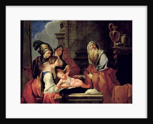 The Blind Prophet Tiresias with the Baby Narcissus, after 1666 by Giulio Carpioni