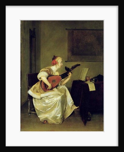 The Lute Player, 1667-68 by Gerard ter Borch or Terborch