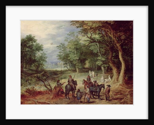 Field Camp in a Clearing, 1607 by Jan the Elder Brueghel