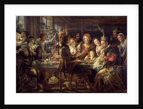 The Bean Feast 1637-38 by Jacob Jordaens