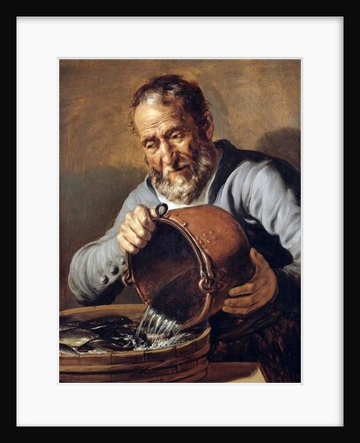 Water and Old Age: Fishmonger with Bucket and Tub of Fish, 1623-5 by Jan the Elder Lievens