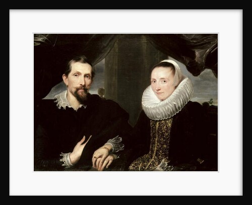 Double Portrait of the Painter Frans Snyders and his Wife Margaretha de Vos, 1621 by Anthony van Dyck