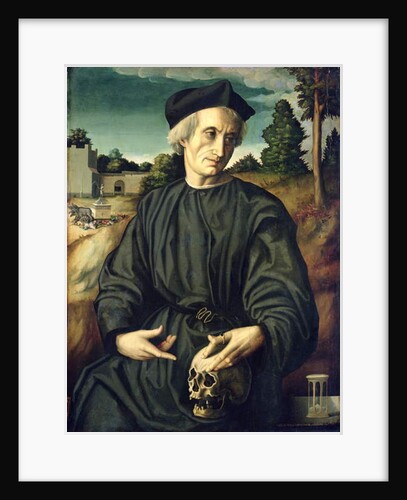 Portrait of Pope Hadrian VI as a Priest, 1525 by Francesco Ubertini Il Bacchiacca