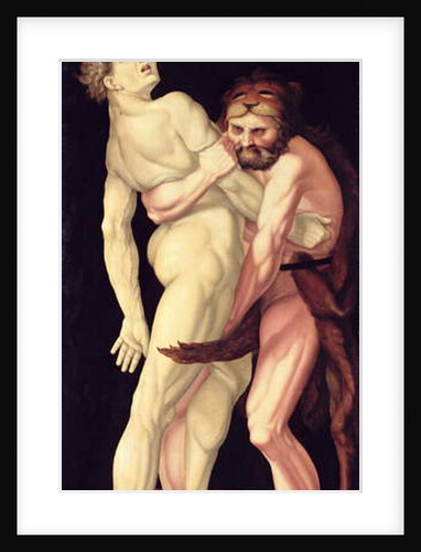 Hercules and Antaeus, 1531 by Hans Baldung Grien