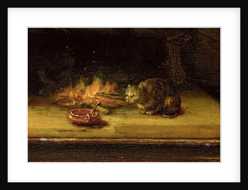Holy Family with a Curtain, 1646 by Rembrandt Harmensz. van Rijn