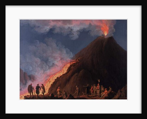 The Eruption of Mount Vesuvius in 1774 by Jacob-Philippe Hackert