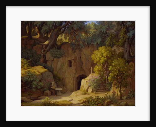 The Hermit, 1834 by Johann Martin von Rohden