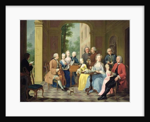 Portrait of the Timmermann Family, 1758 by Johann Heinrich Tischbein