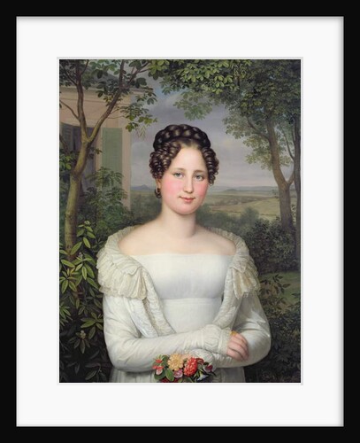 Portrait of Frau Horstmann, 1822 by August von der Embde