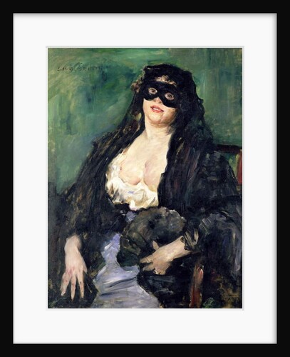 The Black Mask by Lovis (1858-1925) Corinth