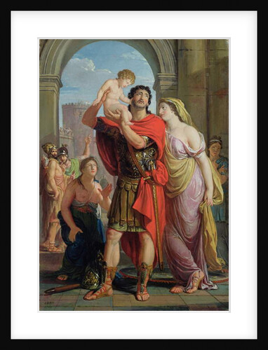 The Departure of Hector, 1814-16 by Johann August the Younger Nahl