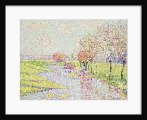 Holland in Late Autumn, Landscape with Willow Trees on Water, 1904 by Paul Baum