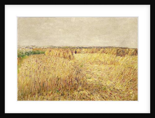 Corn Fields in front of a Chain of Sand Dunes by Paul Baum
