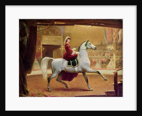 The Circus Rider, 1865 by Johann Jakob Eduard Handwerk