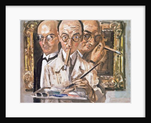 Three-Faced Self Portrait by Karl Leyhausen