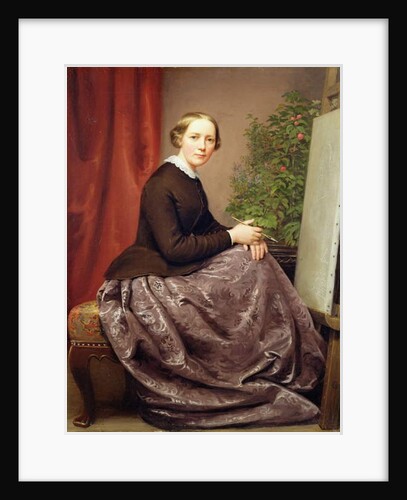 Self Portrait, 1855 by Caroline von der Embde