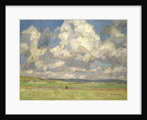 Summer Clouds over Gossfelden by Otto Ubbelohde