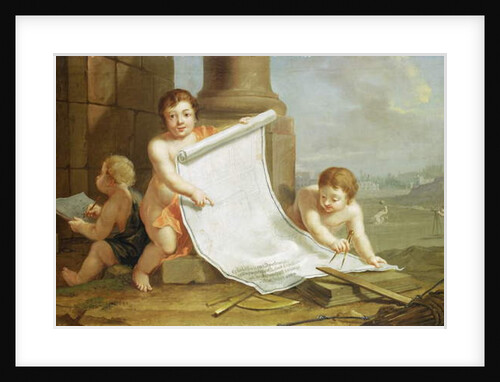 Allegory representing the levelling of the Old Fortifications, c.1768 by Johann Heinrich Tischbein