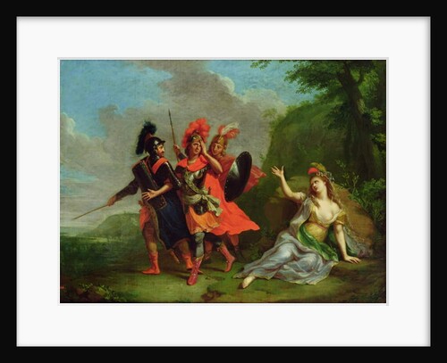 Carlo and Ubaldo Snatch Rinaldo from the Arms of Armida, 1783 by Johann Heinrich Tischbein