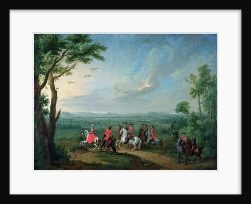 Landgravess Philippine Hunting Heron by Johann Heinrich Tischbein